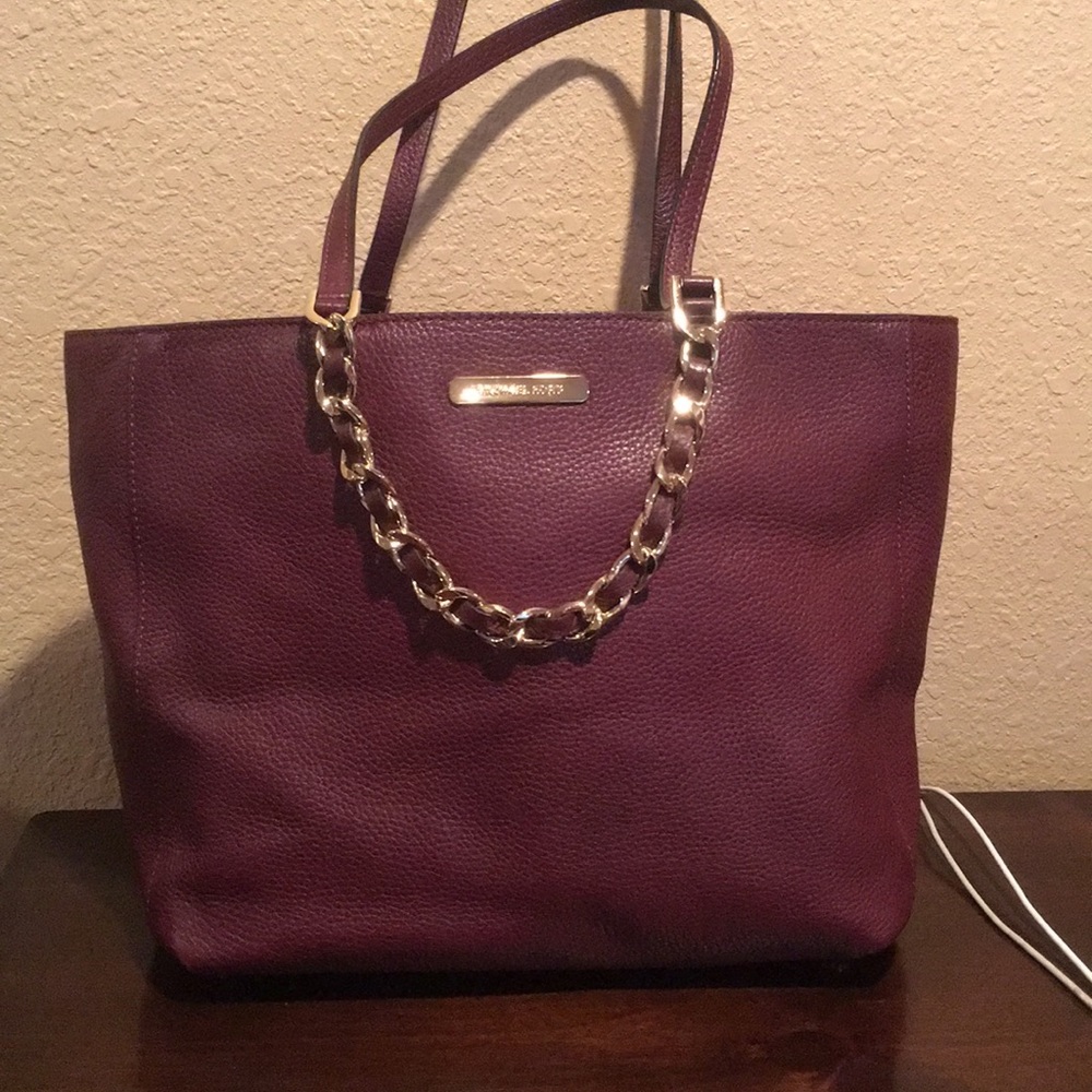 Michael Kors Burgundy Bag Purse in leather